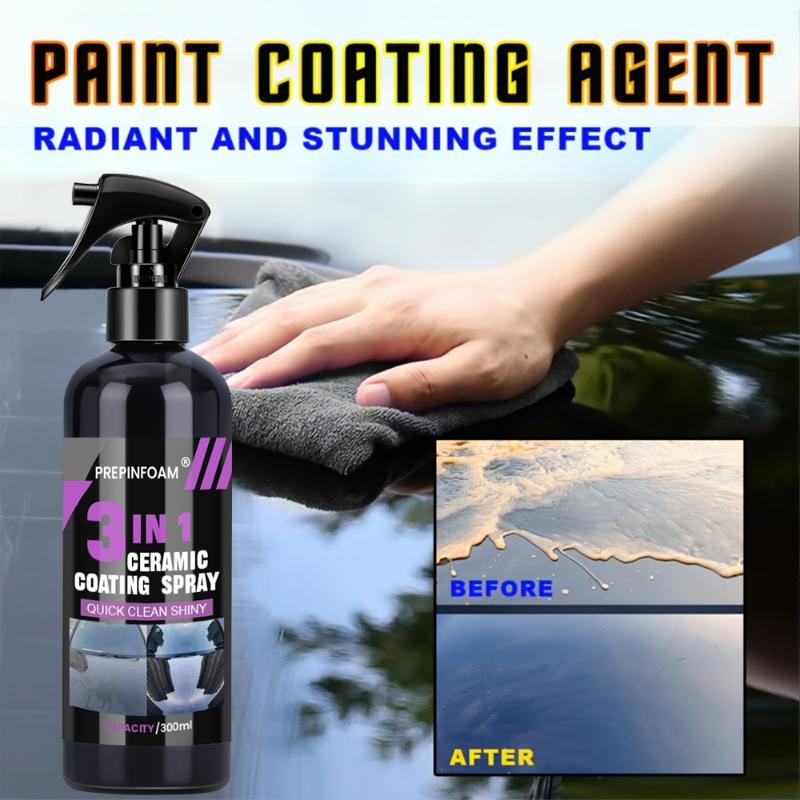 Nano Liquid Coating - Керамическое жидкое покрытие-спрей 3-в-1 для автомобиля: