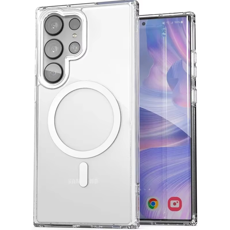 Samsung Galaxy S24 - Магнитный чехол Magsafe с беспроводной зарядкой