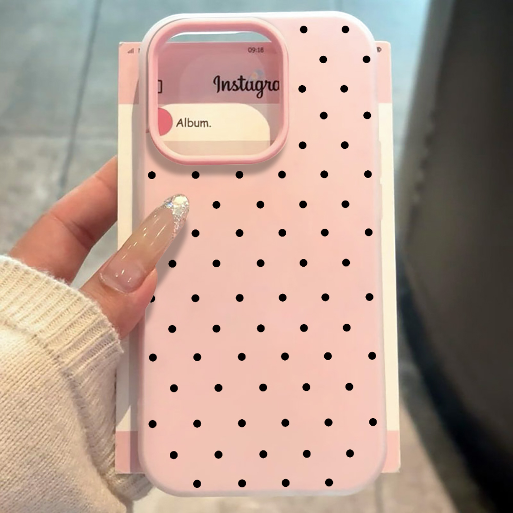 Минималистичный чехол в гороше – обзор и цена Samsung Galaxy A55